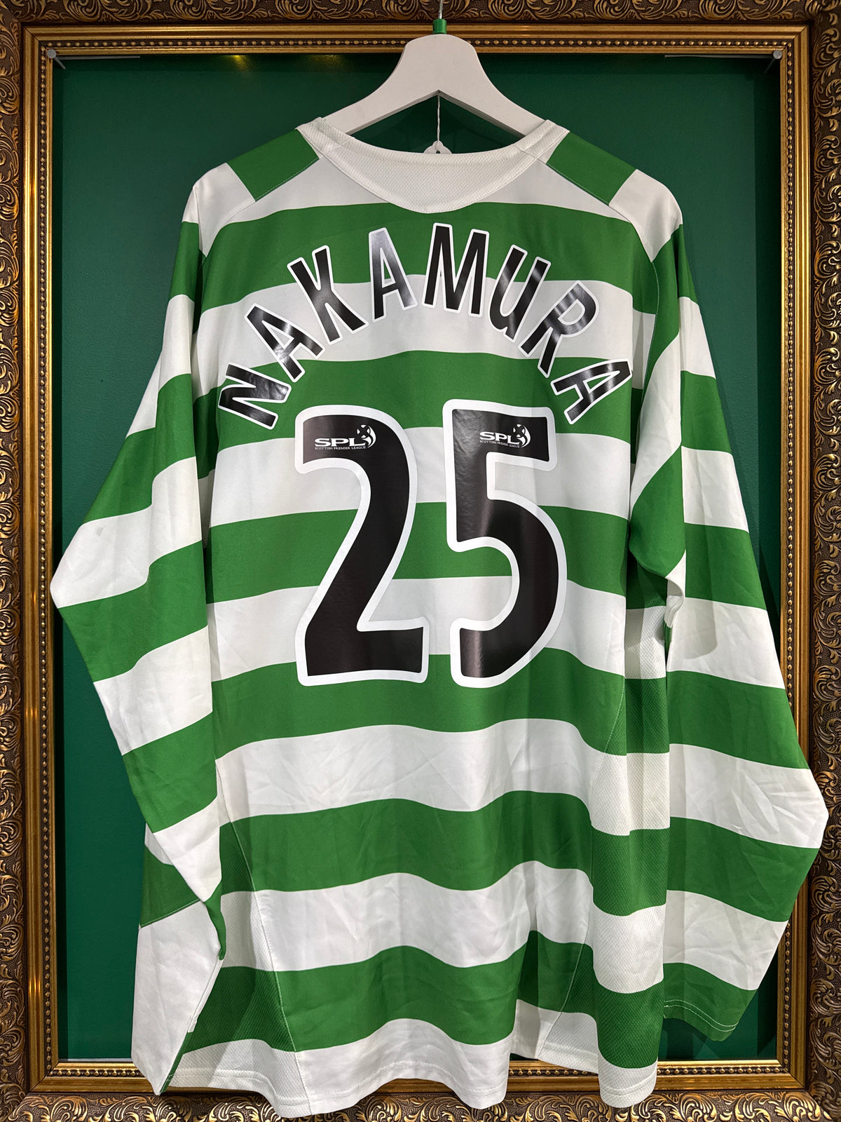 Celtic 2005/07 home shirt xlarge ls Nakamura 25