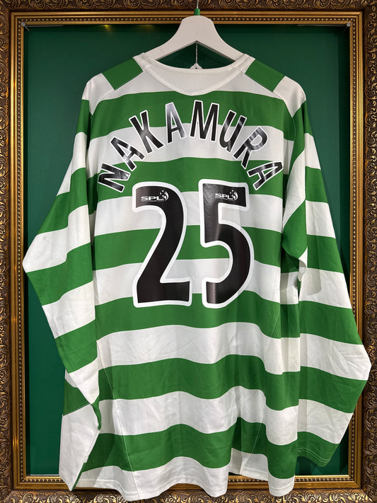Celtic 2005/07 home shirt xlarge ls Nakamura 25