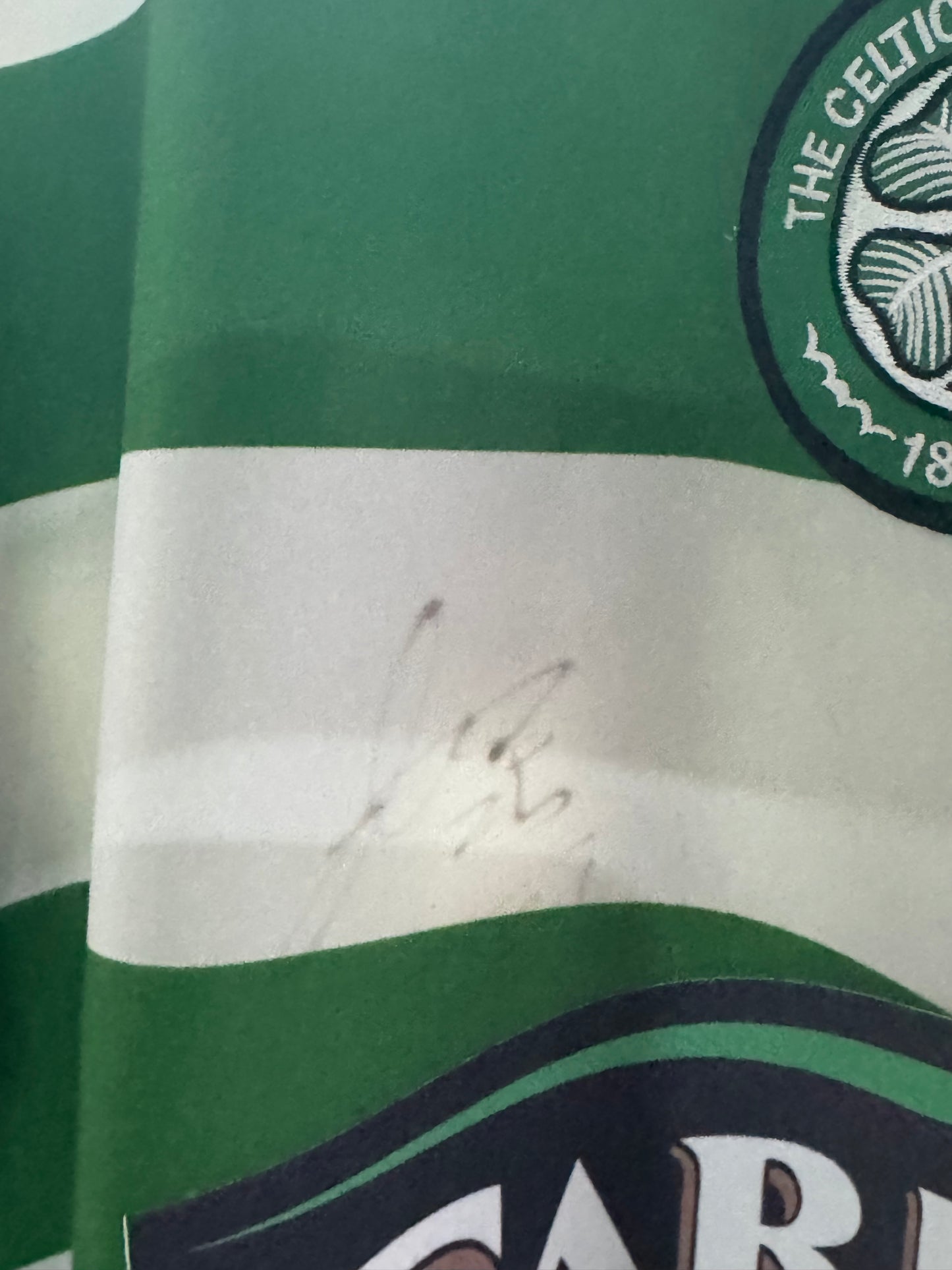 Celtic 2005/07 home xlarge ls signed Nakamura 25