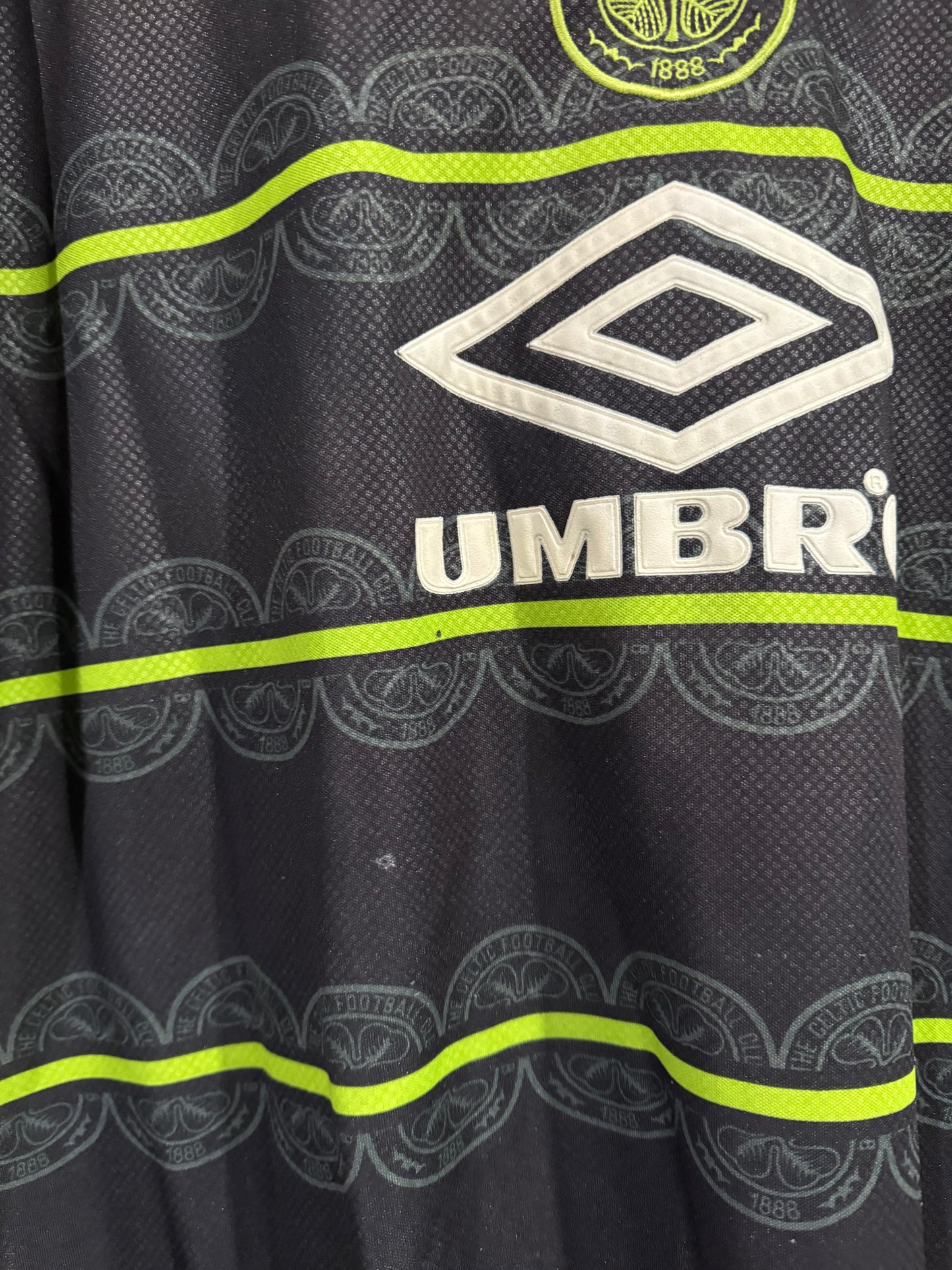 Celtic 1998/99 away shirt xxl Larsson 7