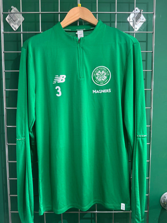 Emilio Izaguirre worn half zip training top