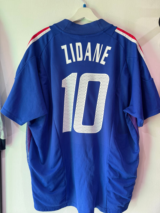 France 2002/04 home xxlarge Zidane 10