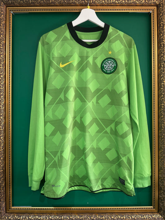 Celtic 2010/11 away shirt medium ls unsponsored