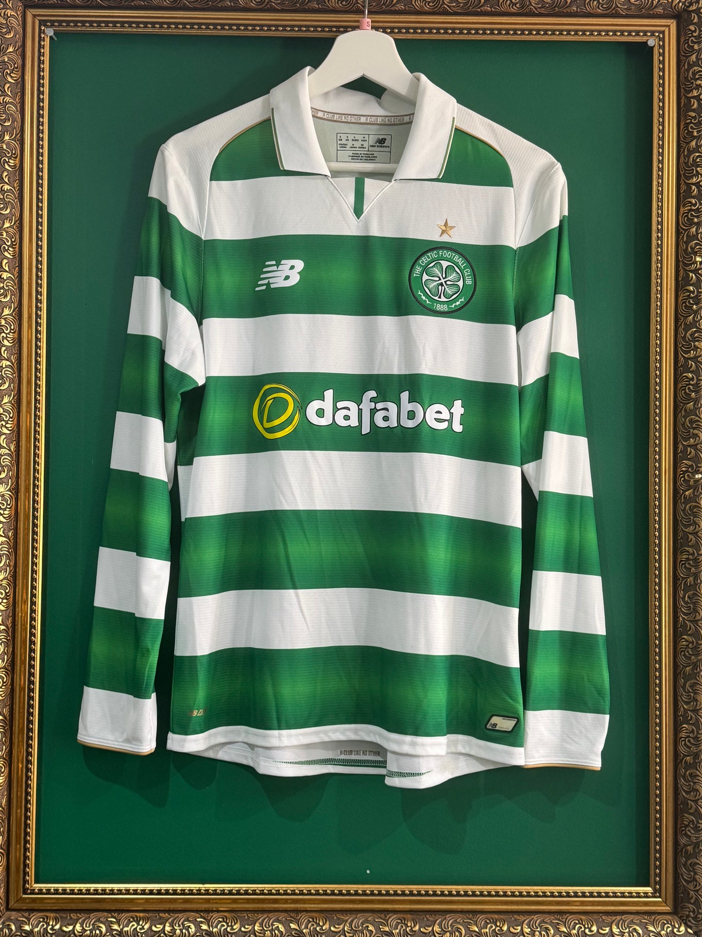 Celtic 2016/17 home shirt small ls Dembele 10
