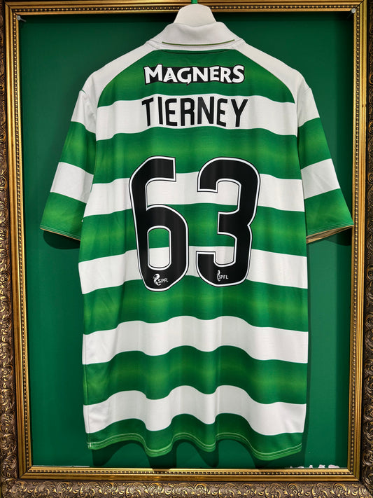 Celtic 2016/17 home shirt xlarge Tierney 63