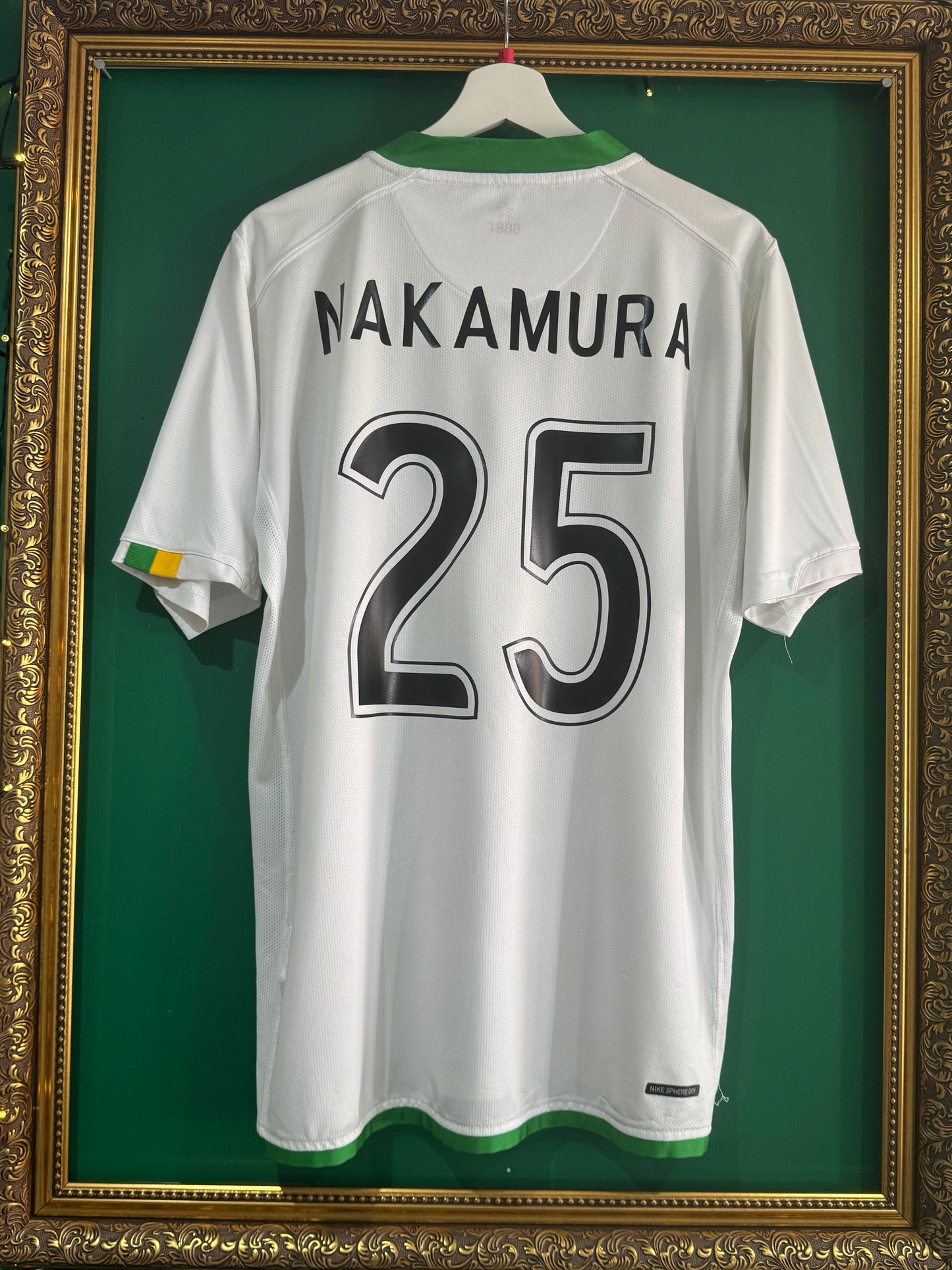 Celtic 2007/08 fourth European shirt large Nakamura 25