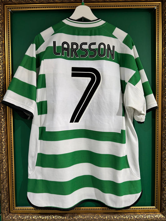 Celtic 2001/03 home shirt xlarge Larsson 7