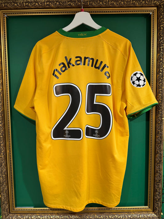 Celtic 2008/09 away shirt large Nakamura 25