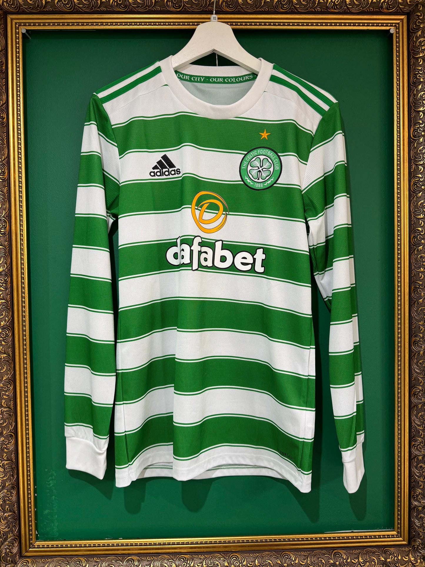 Celtic 2021/22 home xsmall ls