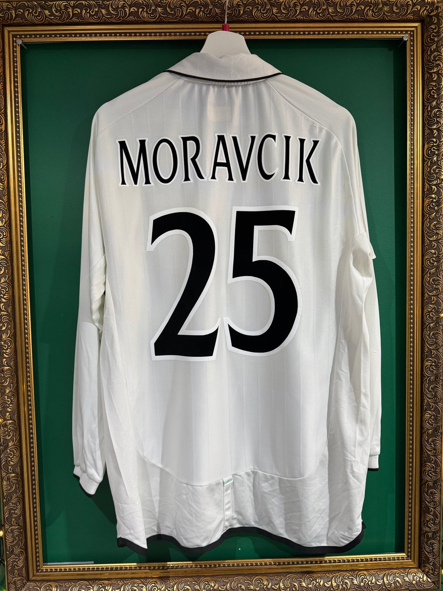 Celtic 2001/02 away shirt large ls Moravcik 25