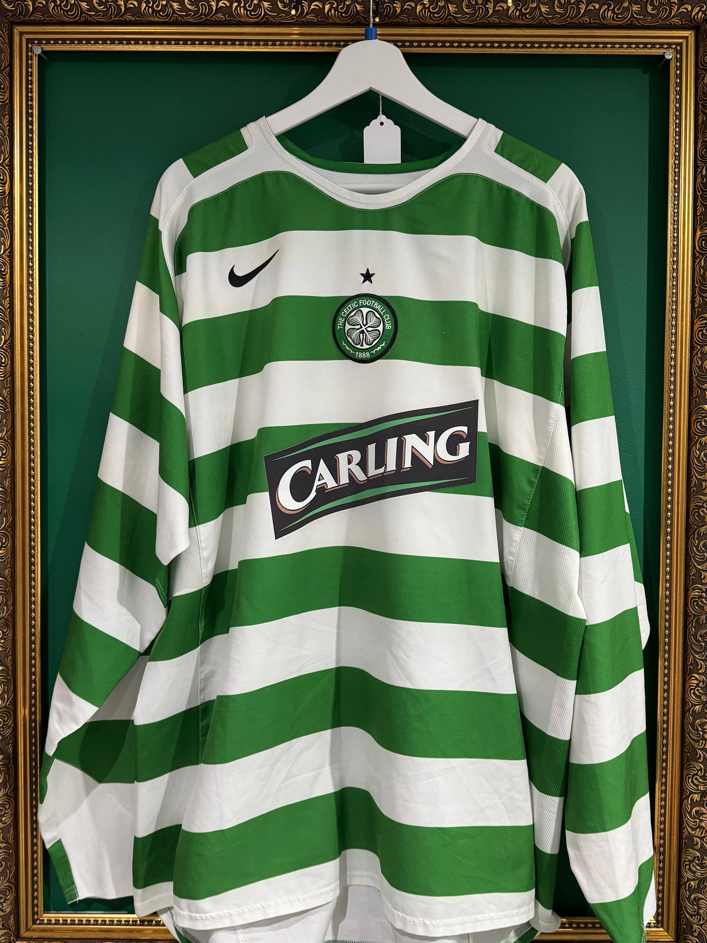 Celtic 2006/07 home xxlarge Vennegoor of Hesselink 10 ls