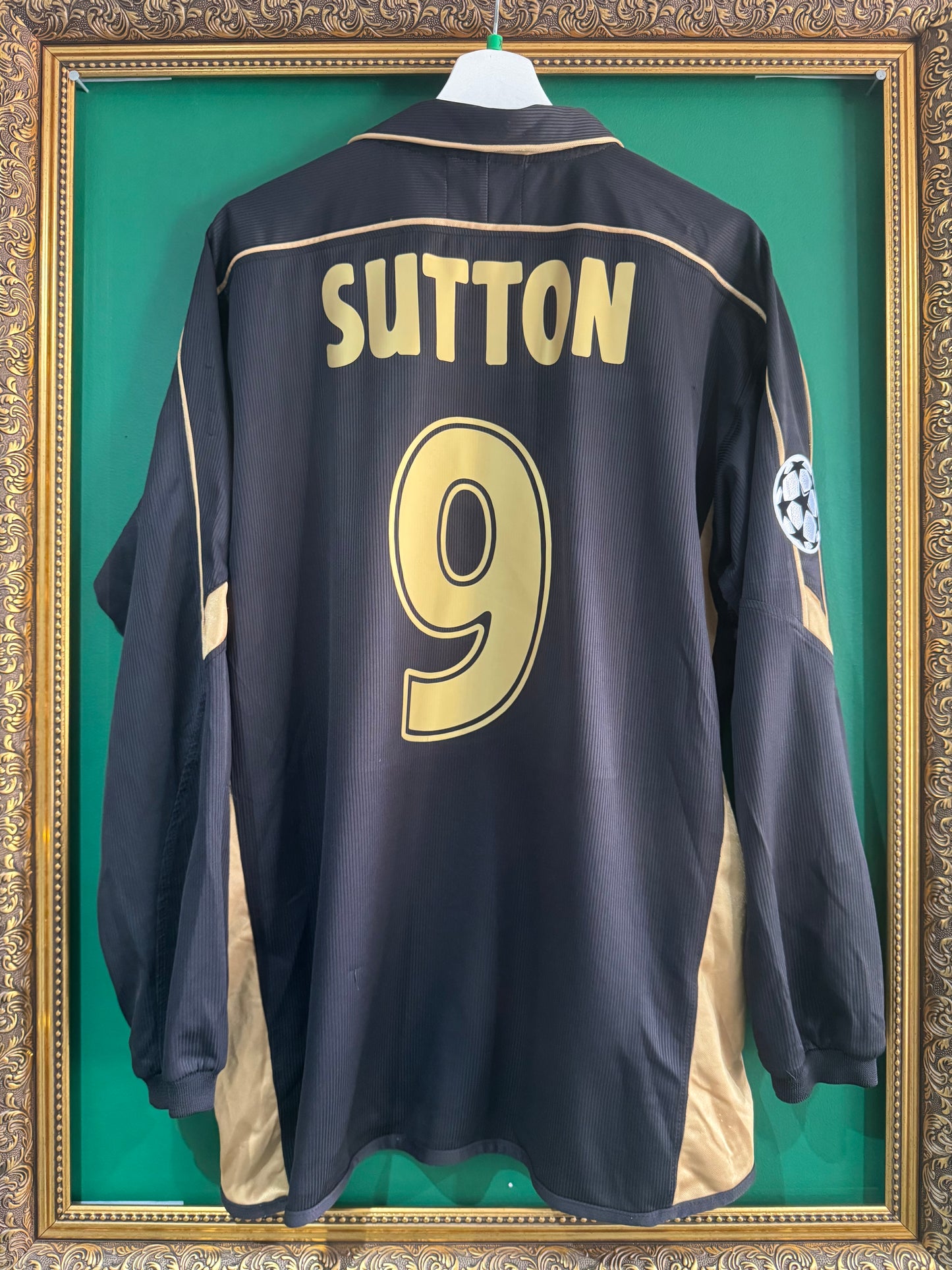 Celtic 2003/04 away shirt xlarge ls Sutton 9