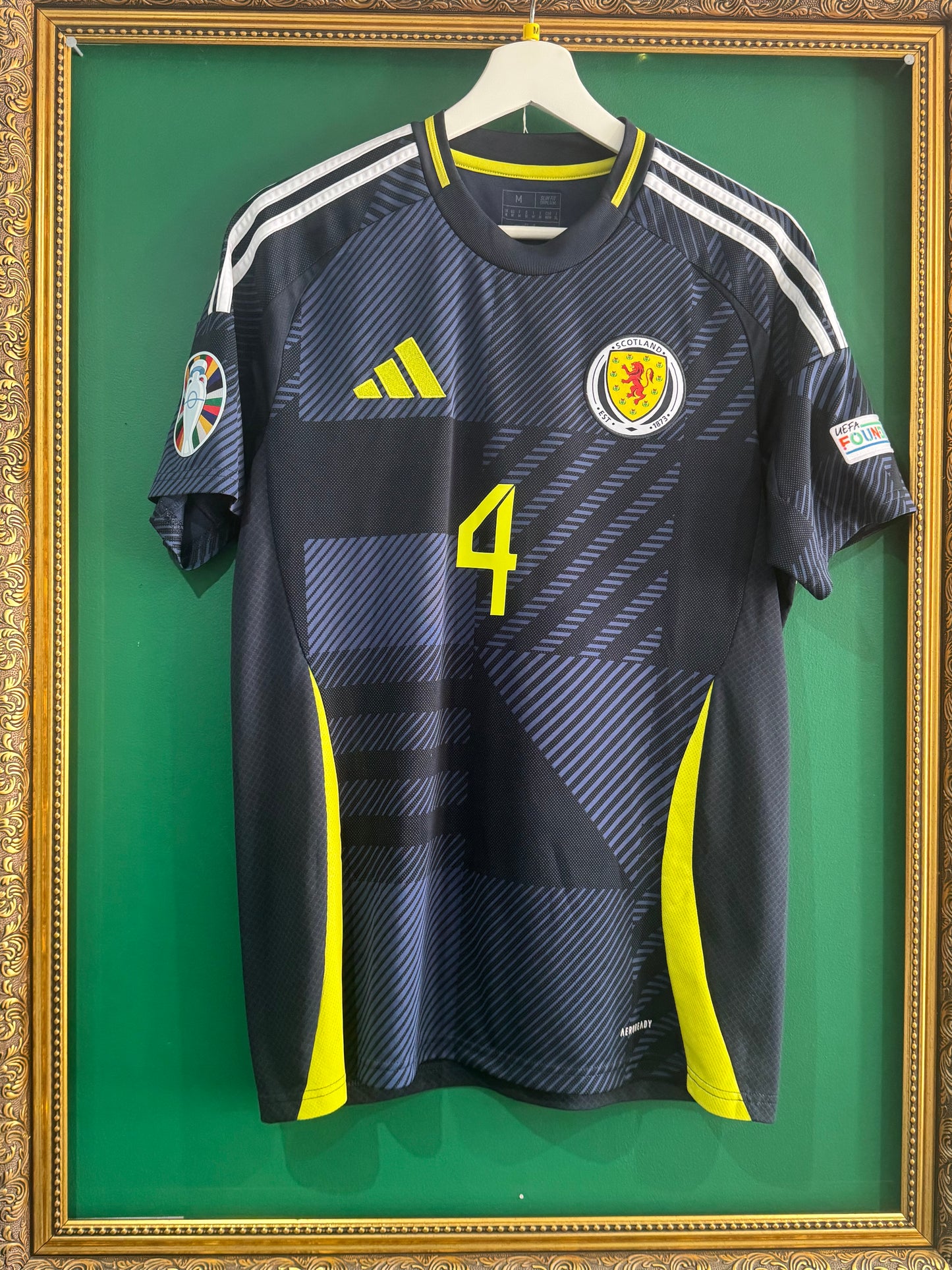 Scotland 2024 home shirt medium McTominey 4