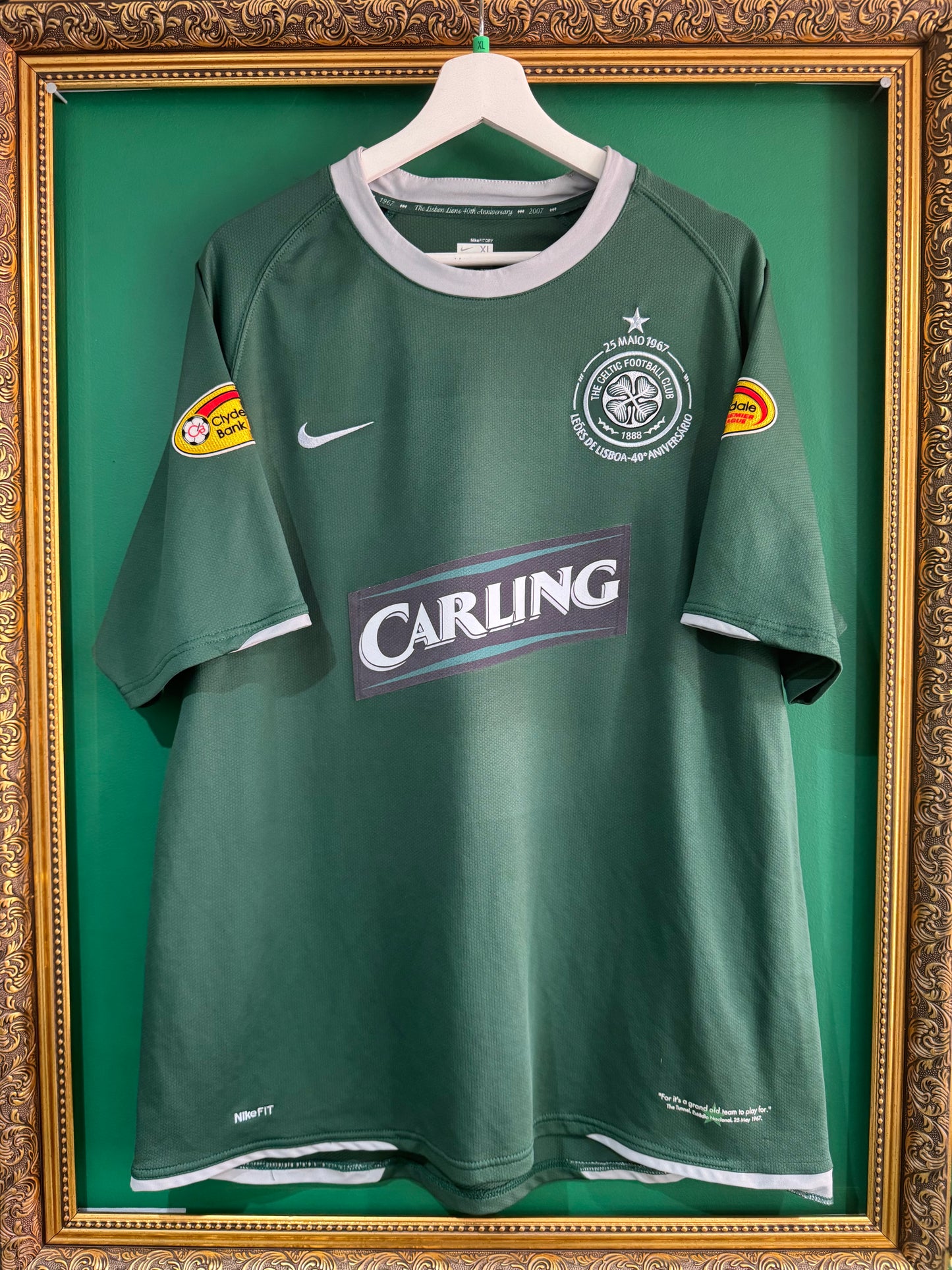 Celtic 2007/08 away shirt xlarge Vennegoor of Hesselink 10