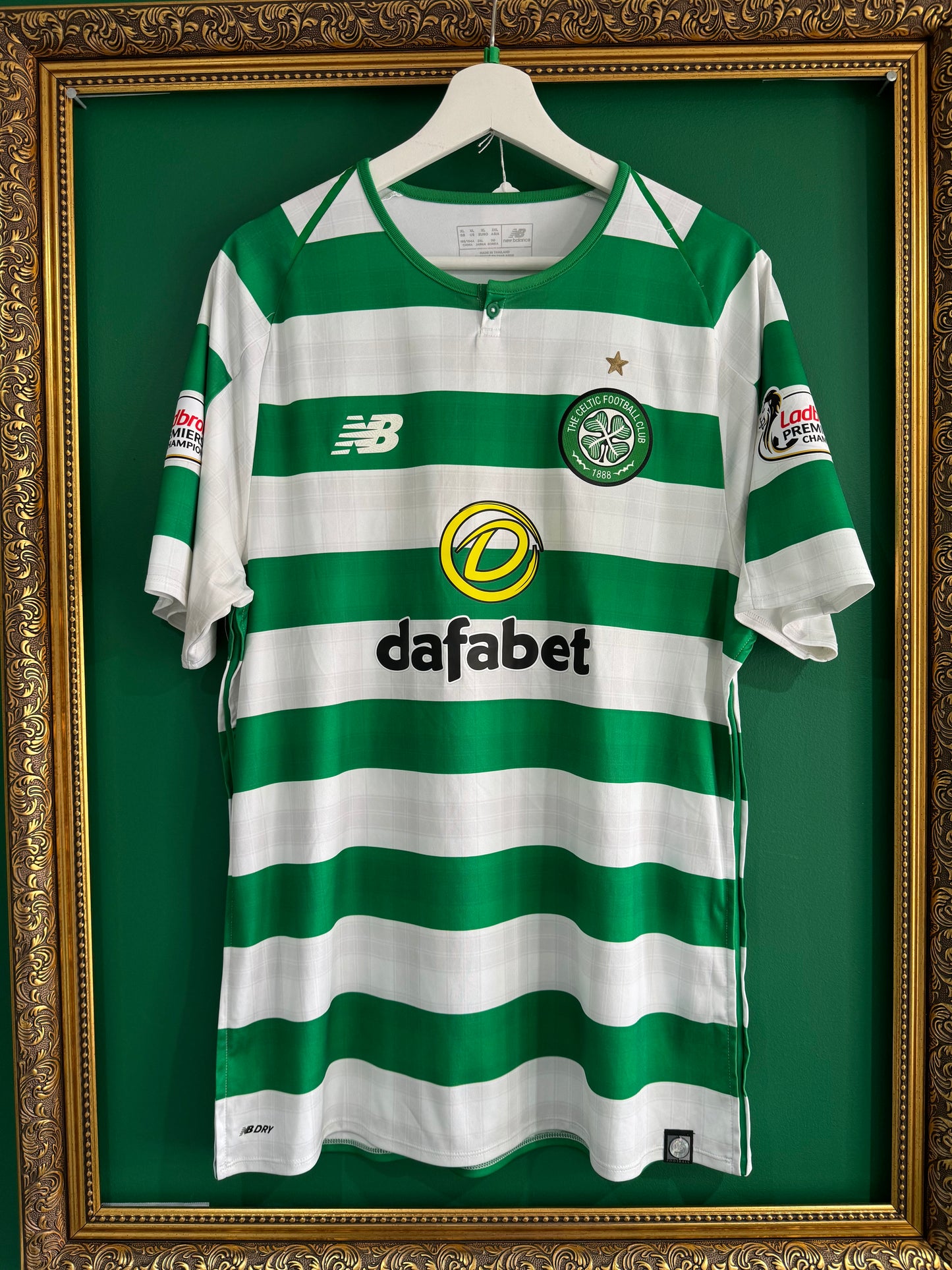 Celtic 2018/19 home match issue player issue shirt Dembele 10 x-large