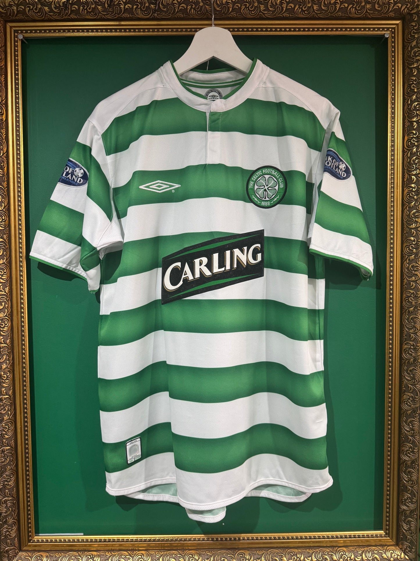 Celtic 2003/04 home shirt medium Larsson 7