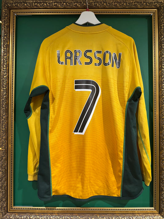 Celtic 2002/03 away shirt ls Larsson 7