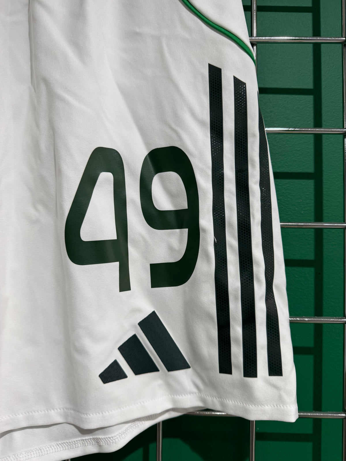 Celtic home European Match shorts small Forrest 49