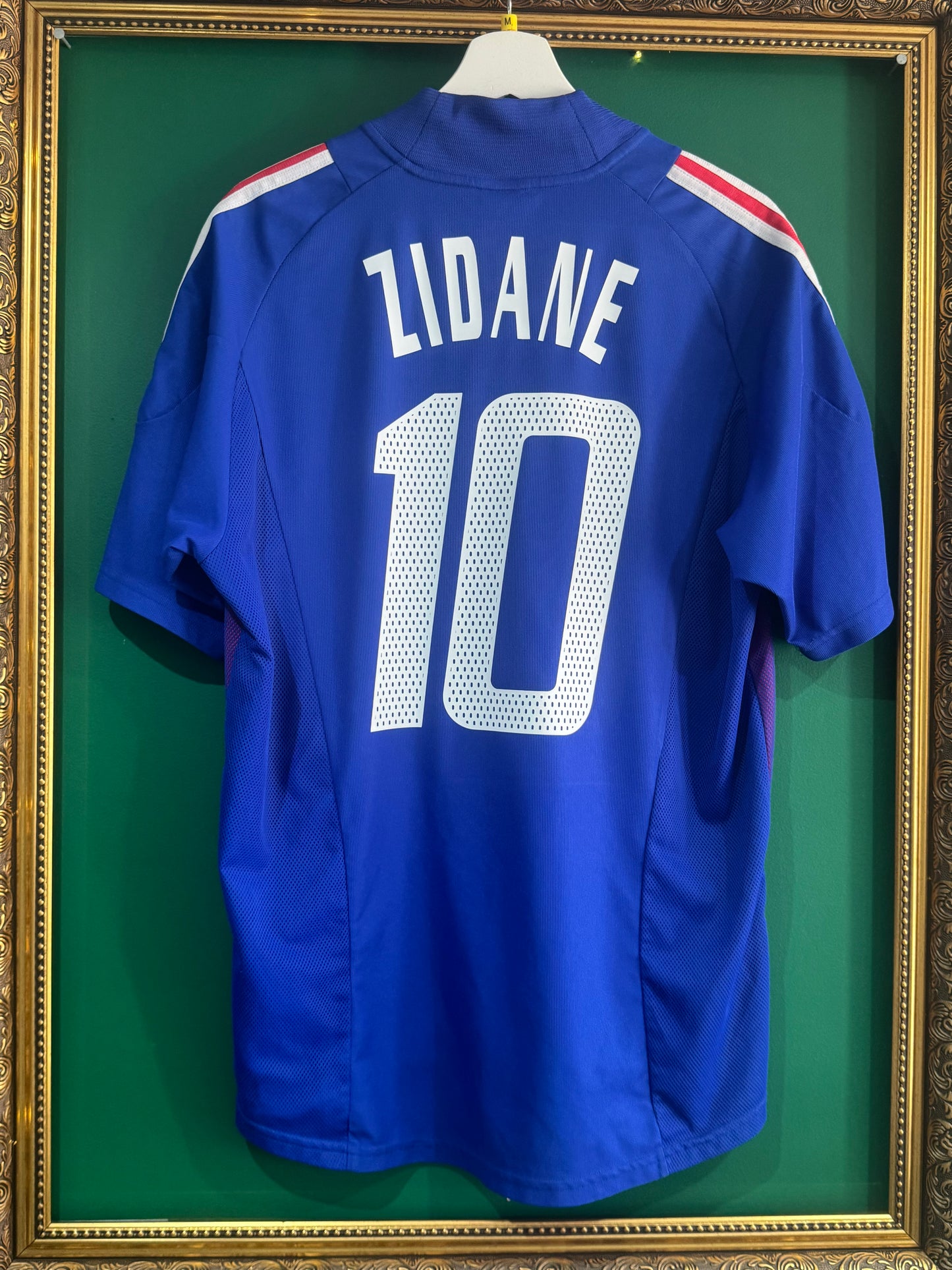 France 2002 home shirt medium Zidane 10