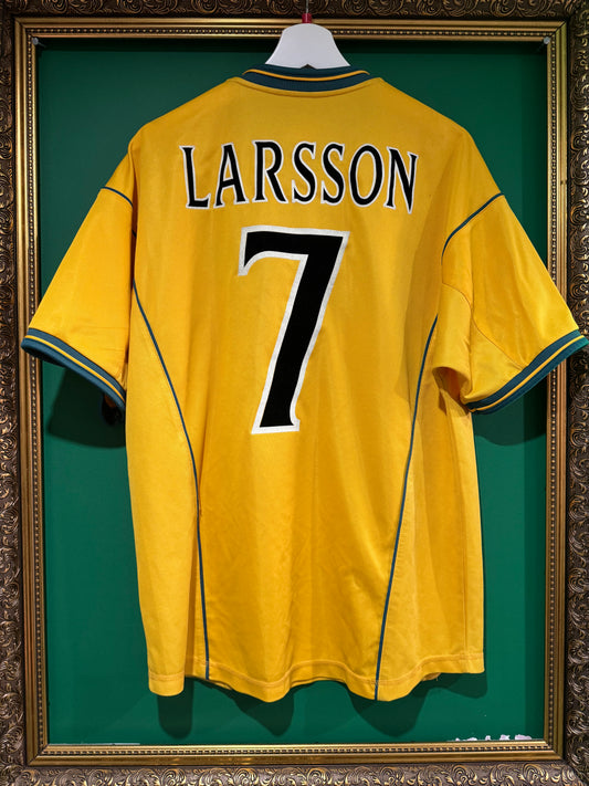 Celtic 2000/02 away Large Larsson 7