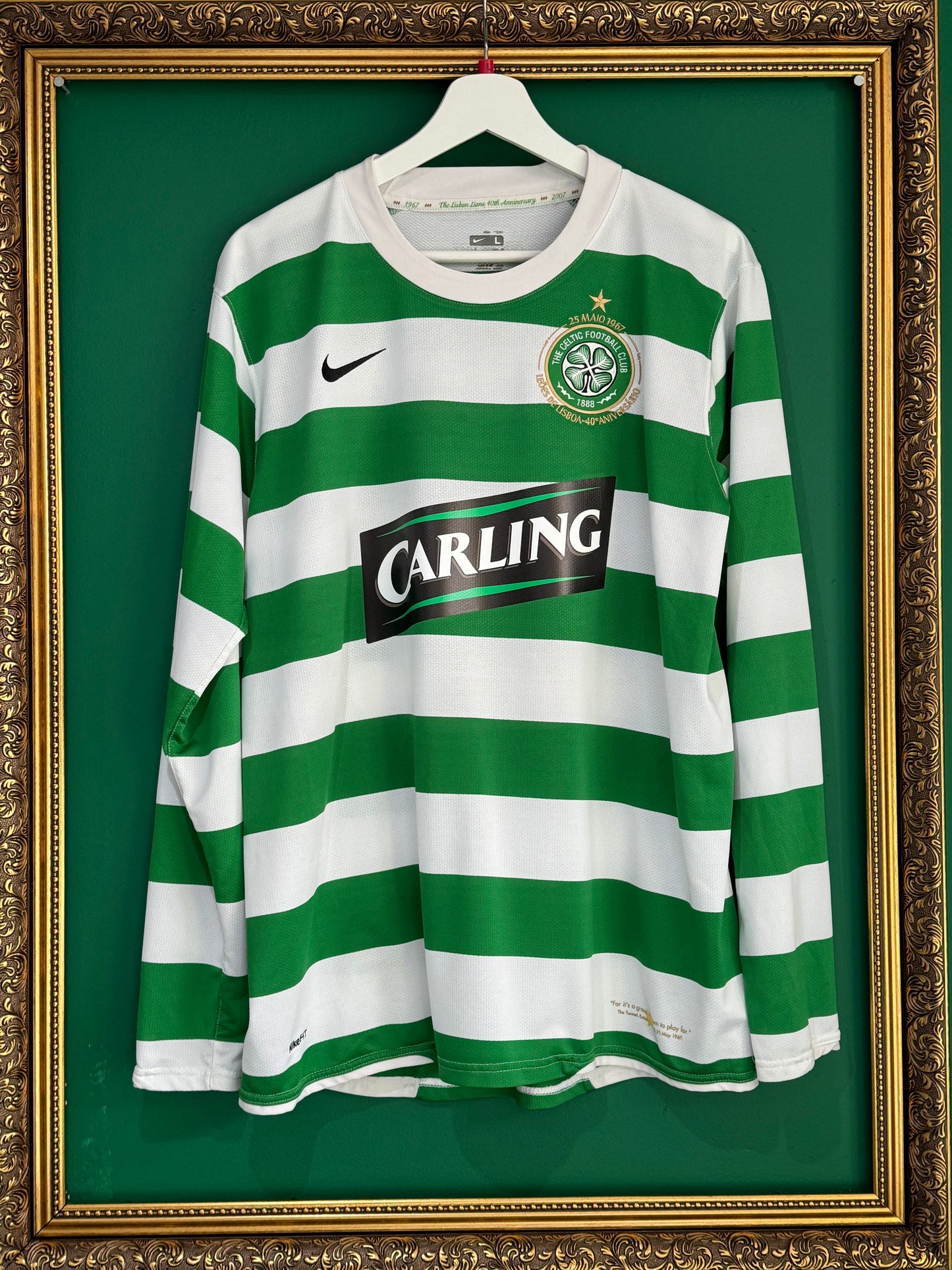 Celtic 2007/08 home large Nakamura 25 ls