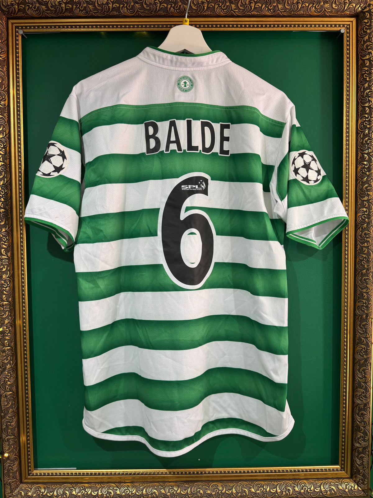 Celtic 2003/04 home shirt medium Balde 6