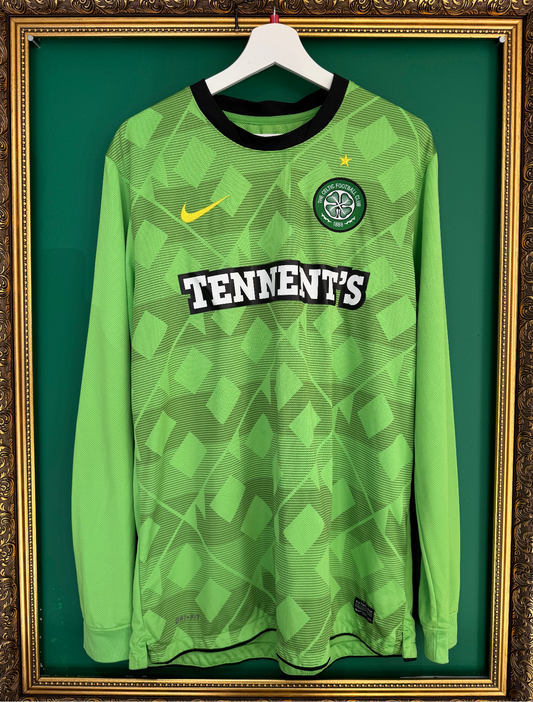 Celtic 2010/11 away shirt ls xlarge