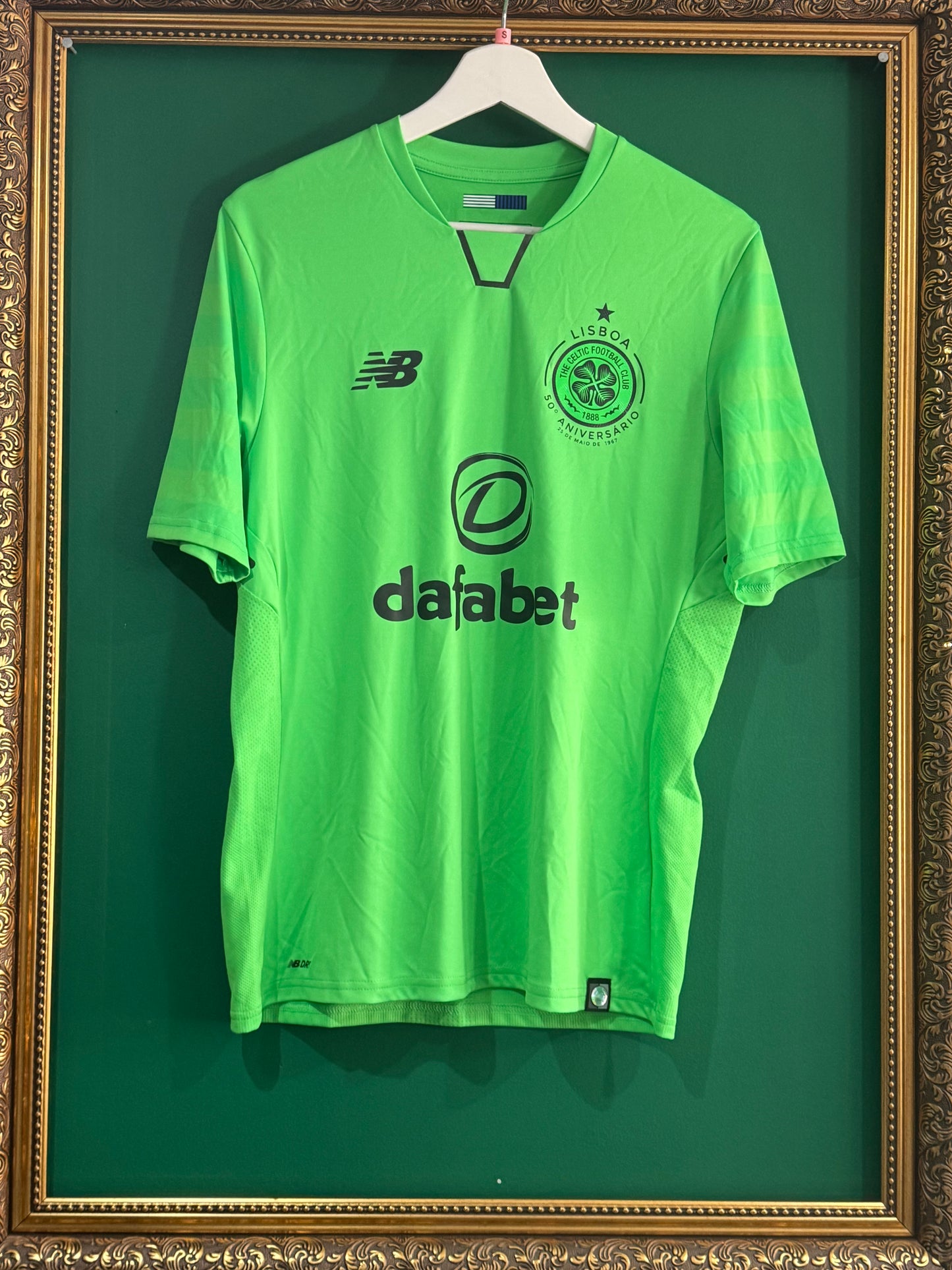Celtic 2017/18 third shirt small Tierney 63