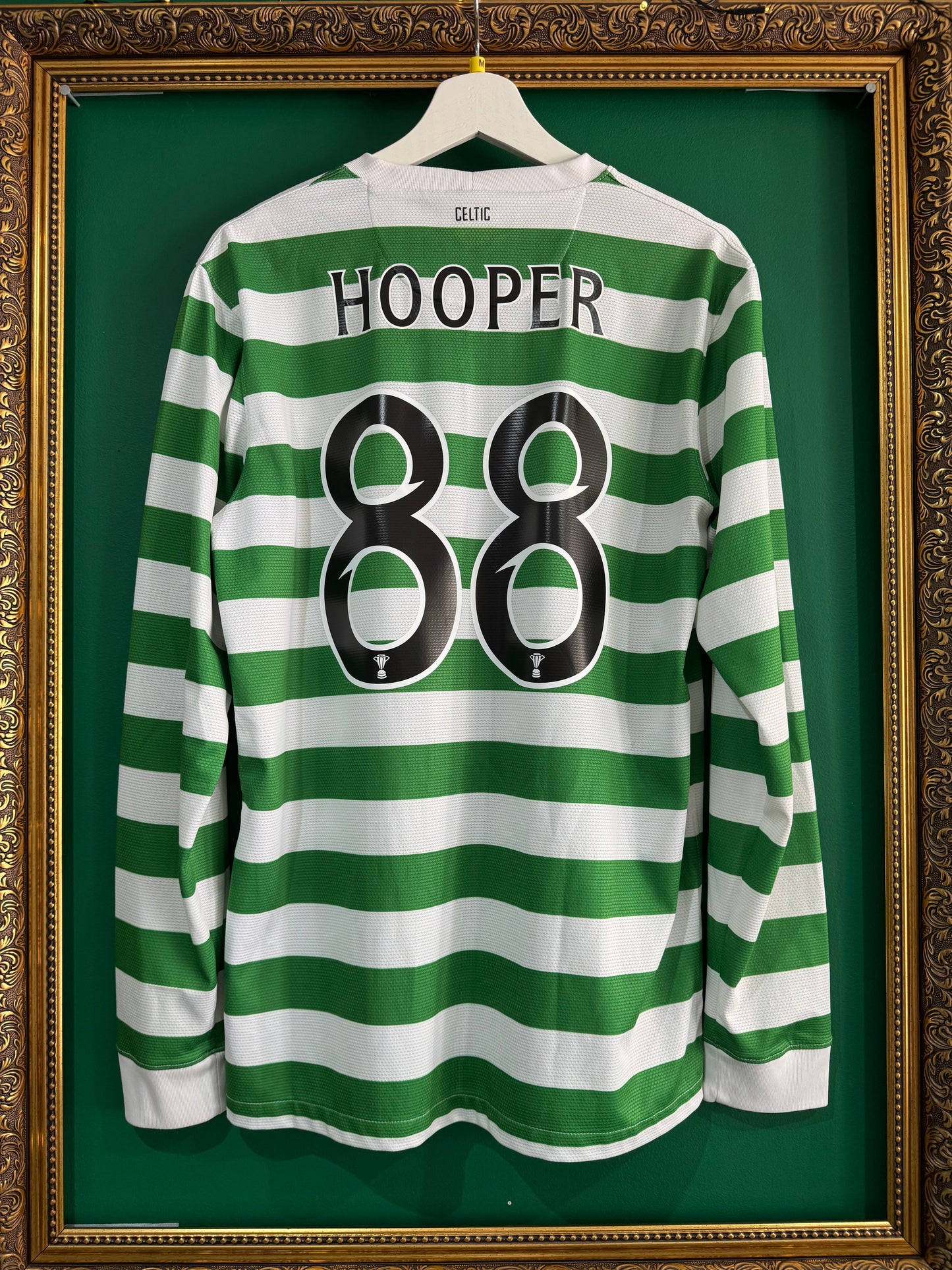 Celtic 2012/13 home shirt medium ls Hooper 88