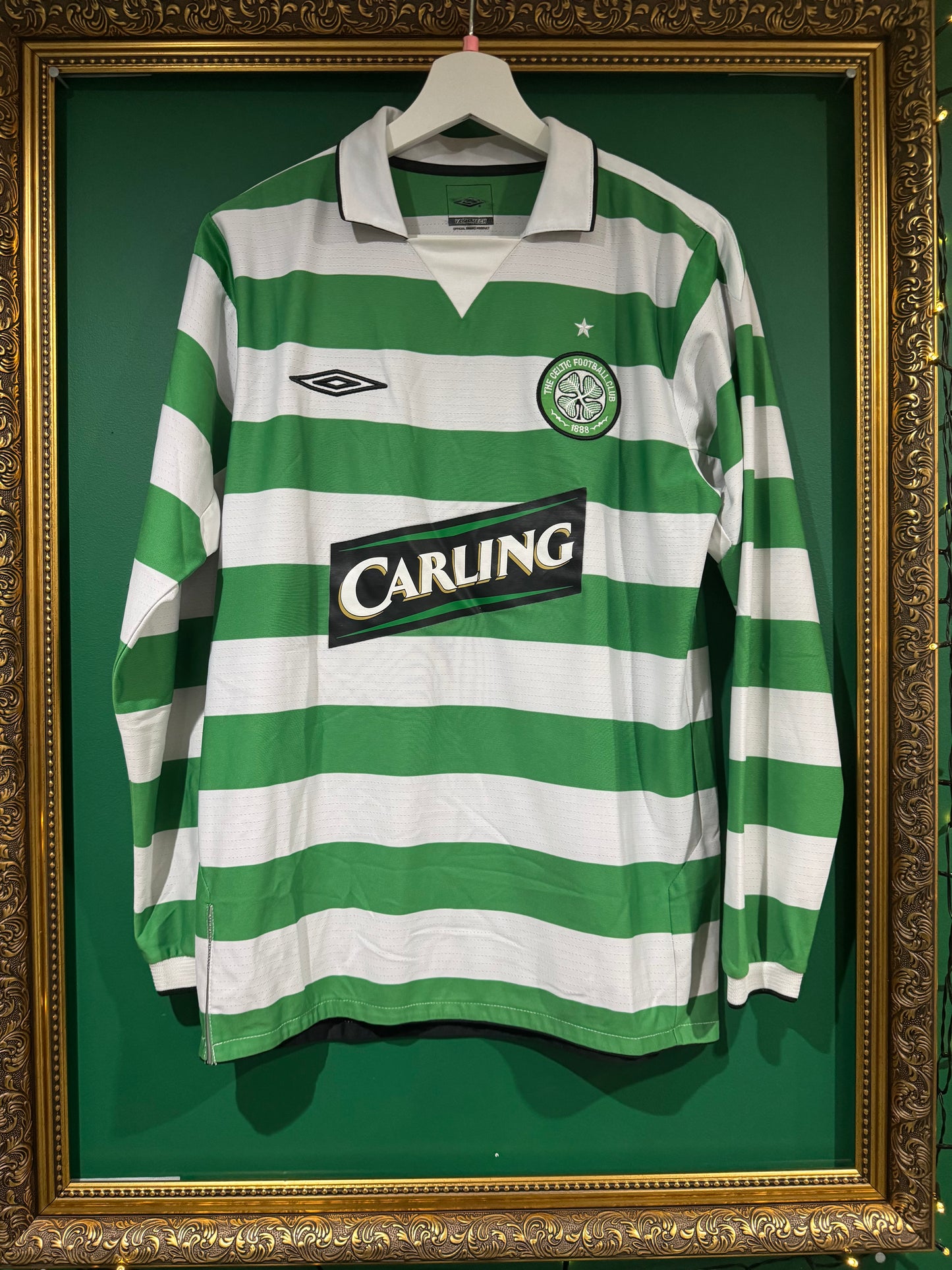 Celtic 2004/05 home shirt small Lennon 18 long sleeve