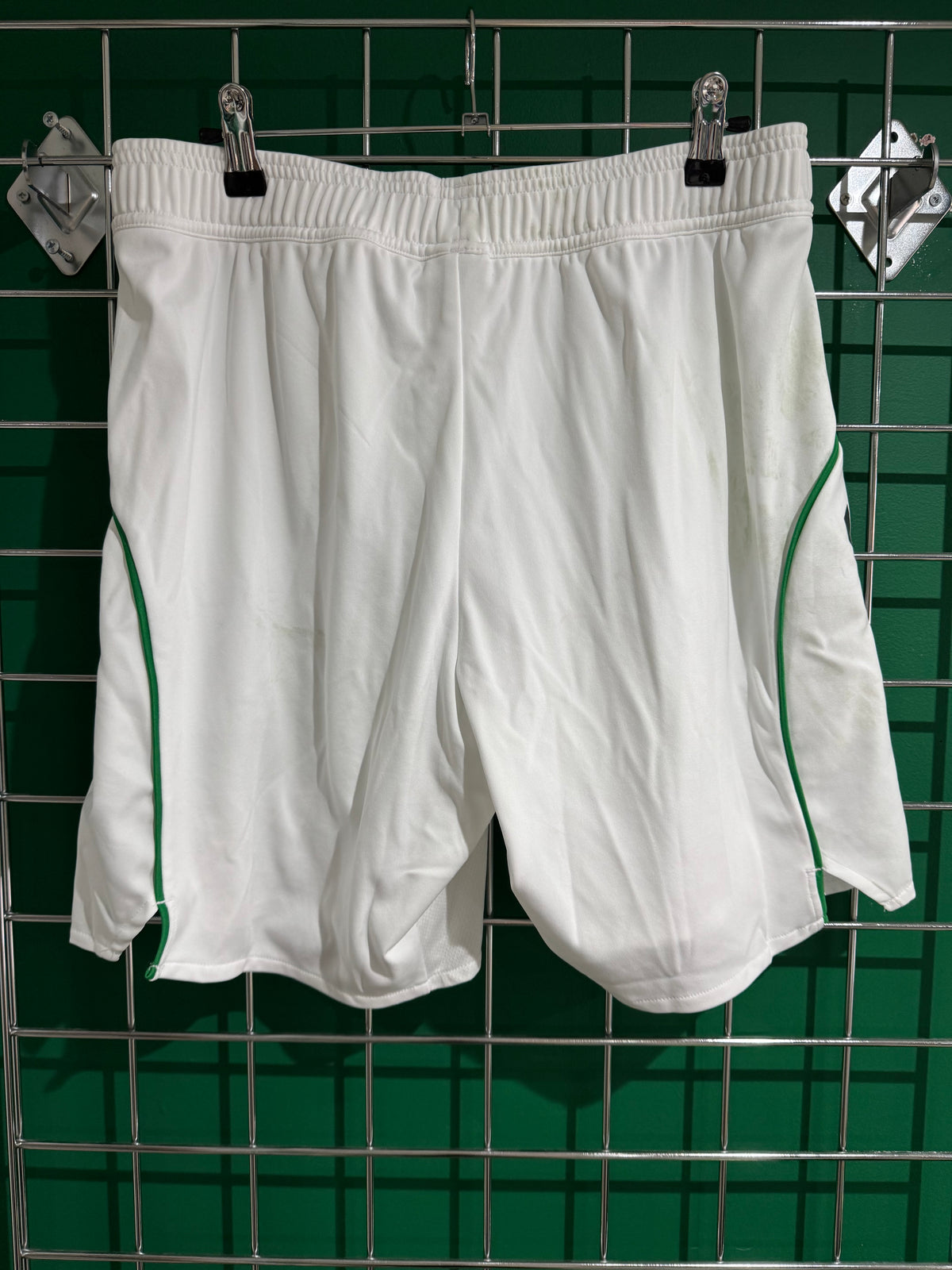 Celtic home matchworn shorts Nygren 8 large