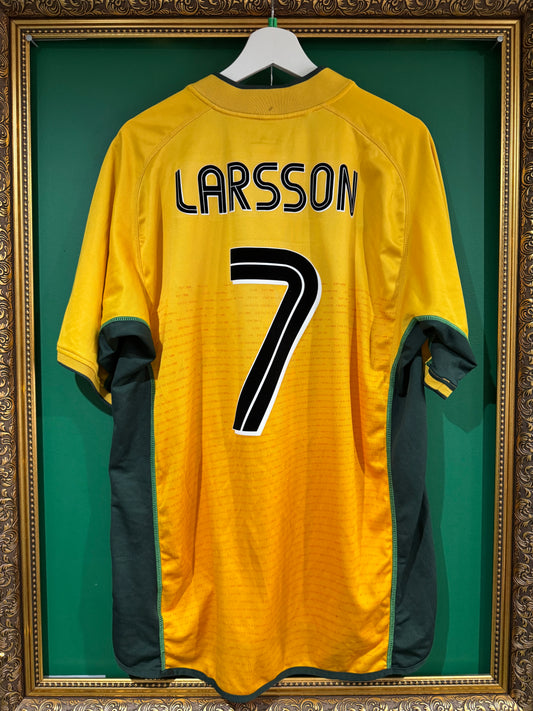 Celtic 2002/03 away shirt xlarge Larsson 7