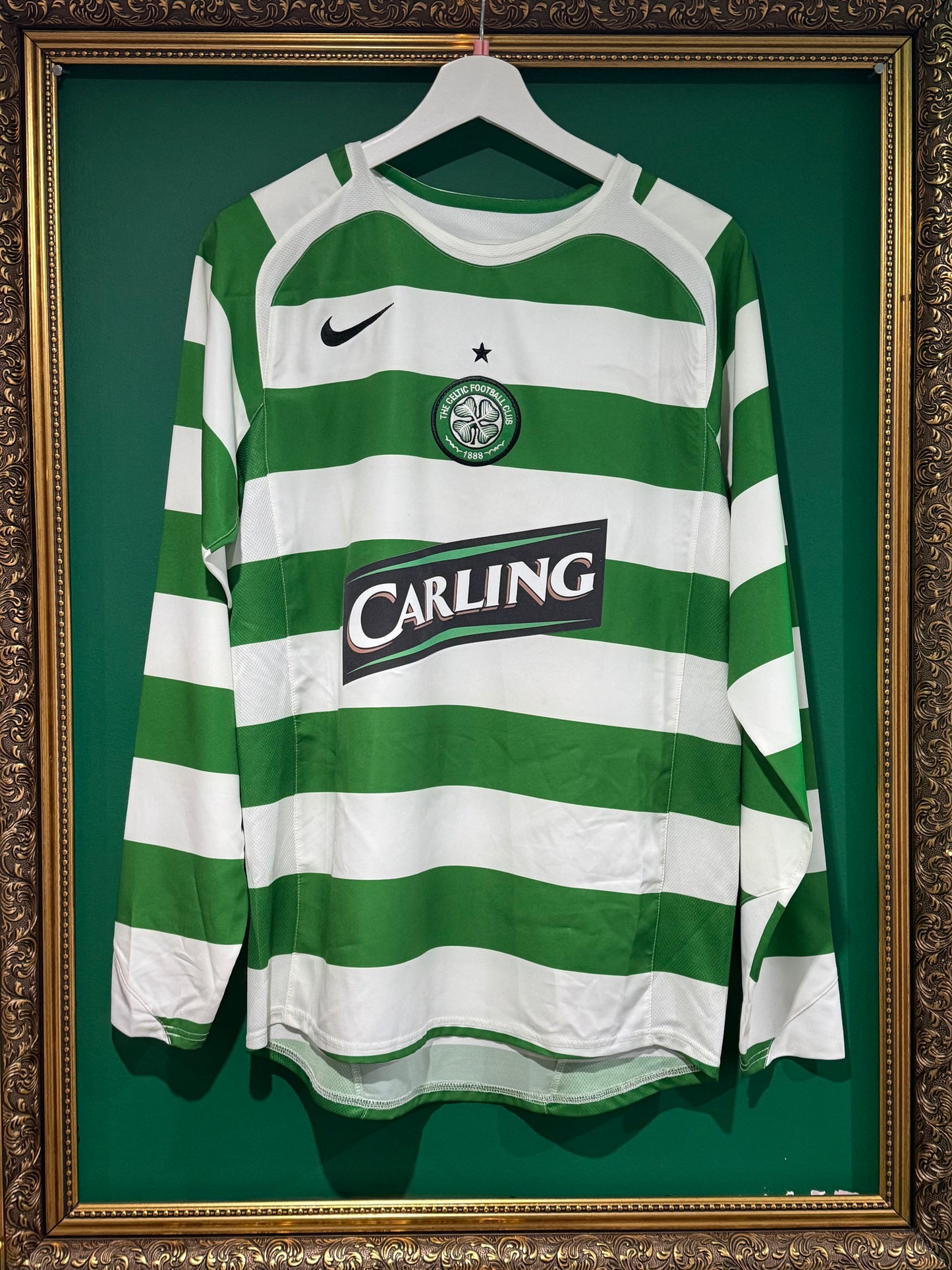 Celtic 2005/07 home small ls Nakamura 25