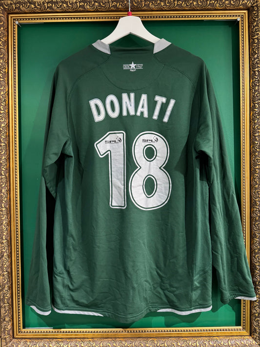 Celtic 2007/08 away shirt ls large Donati 18
