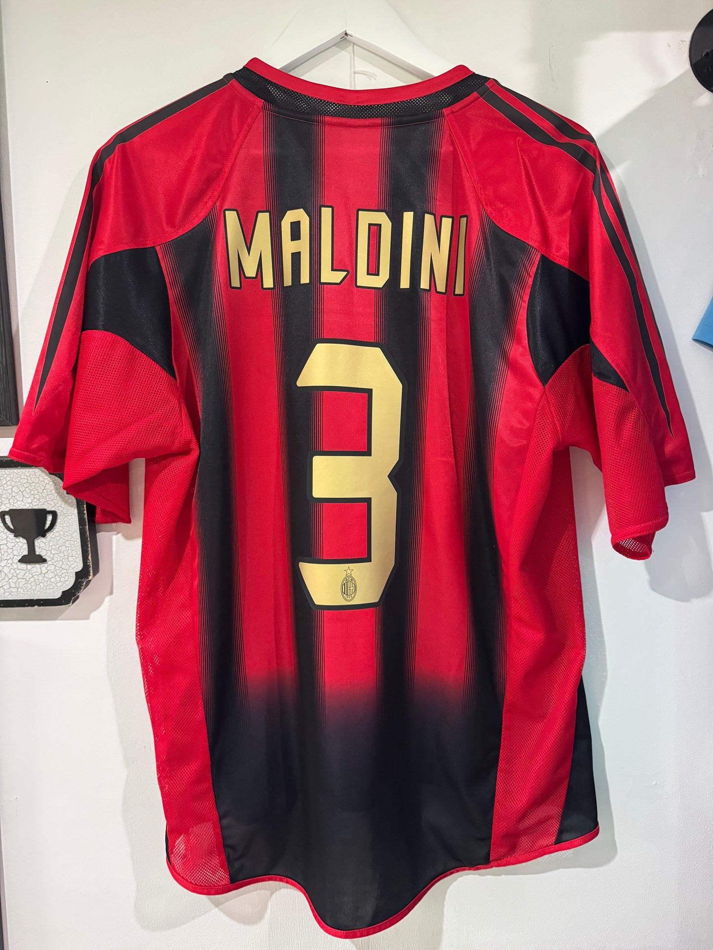 Ac Milan 2004/05 home shirt large Maldini 3