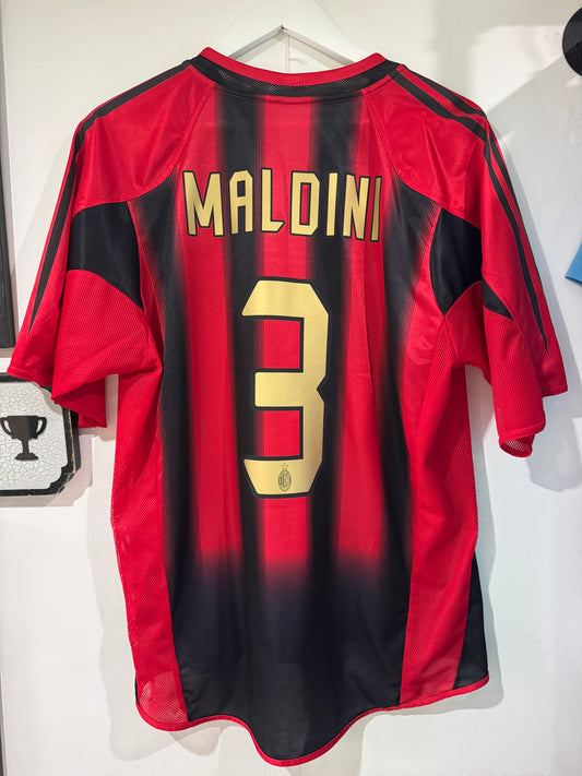 Ac Milan 2004/05 home shirt large Maldini 3
