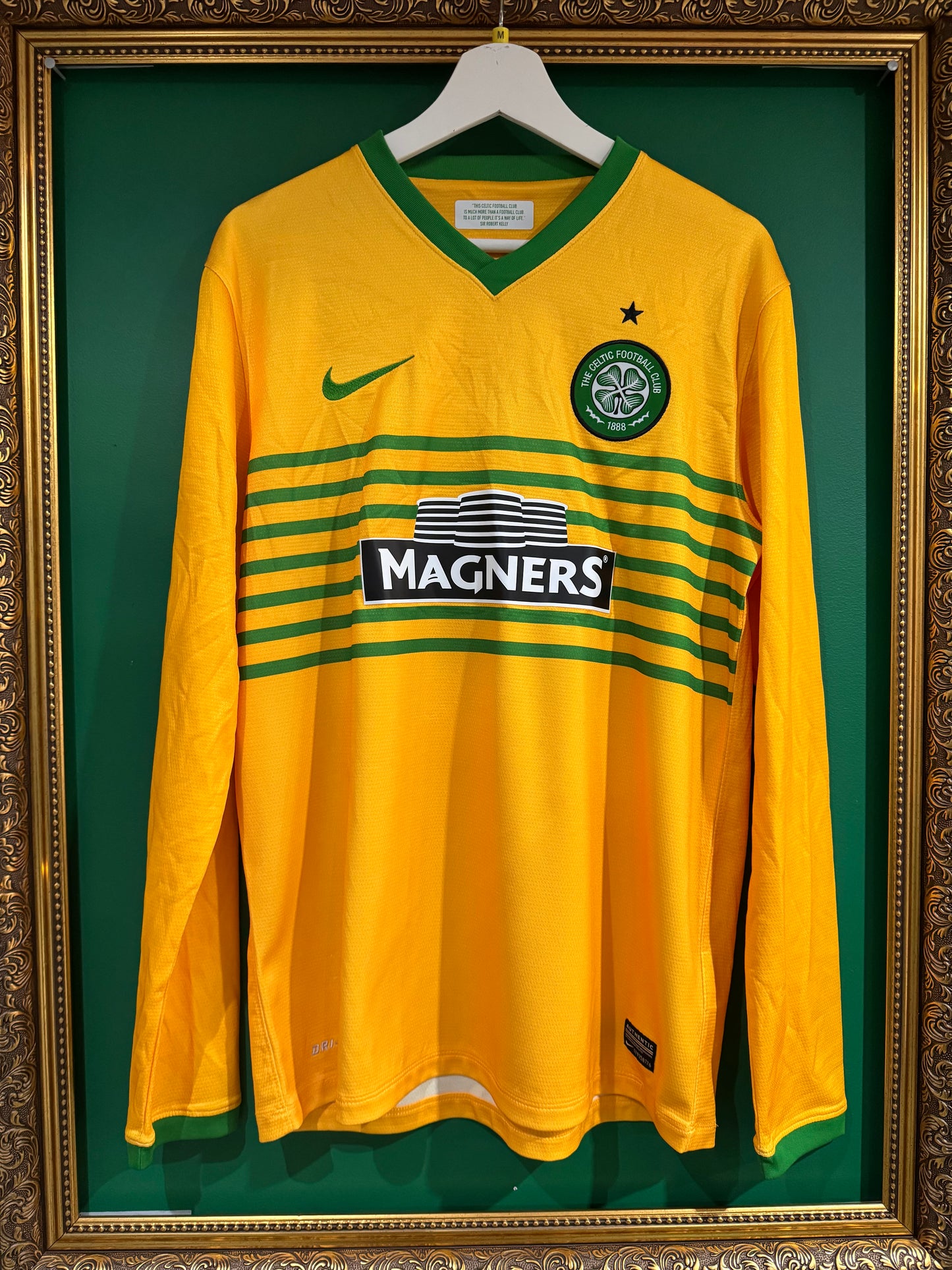 Celtic 2013/14 away shirt medium ls Virgil 5