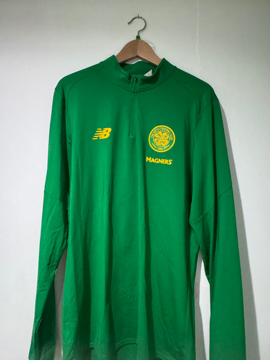 Celtic new balance training zip top xlarge