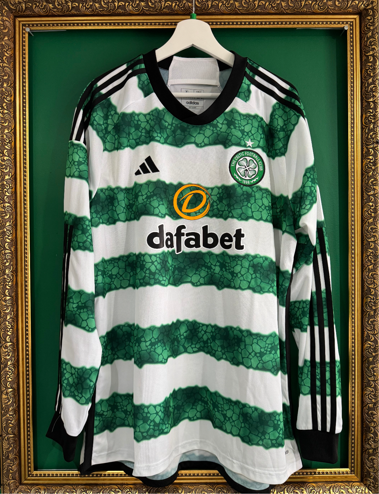 Celtic 2023/24 home shirt large ls