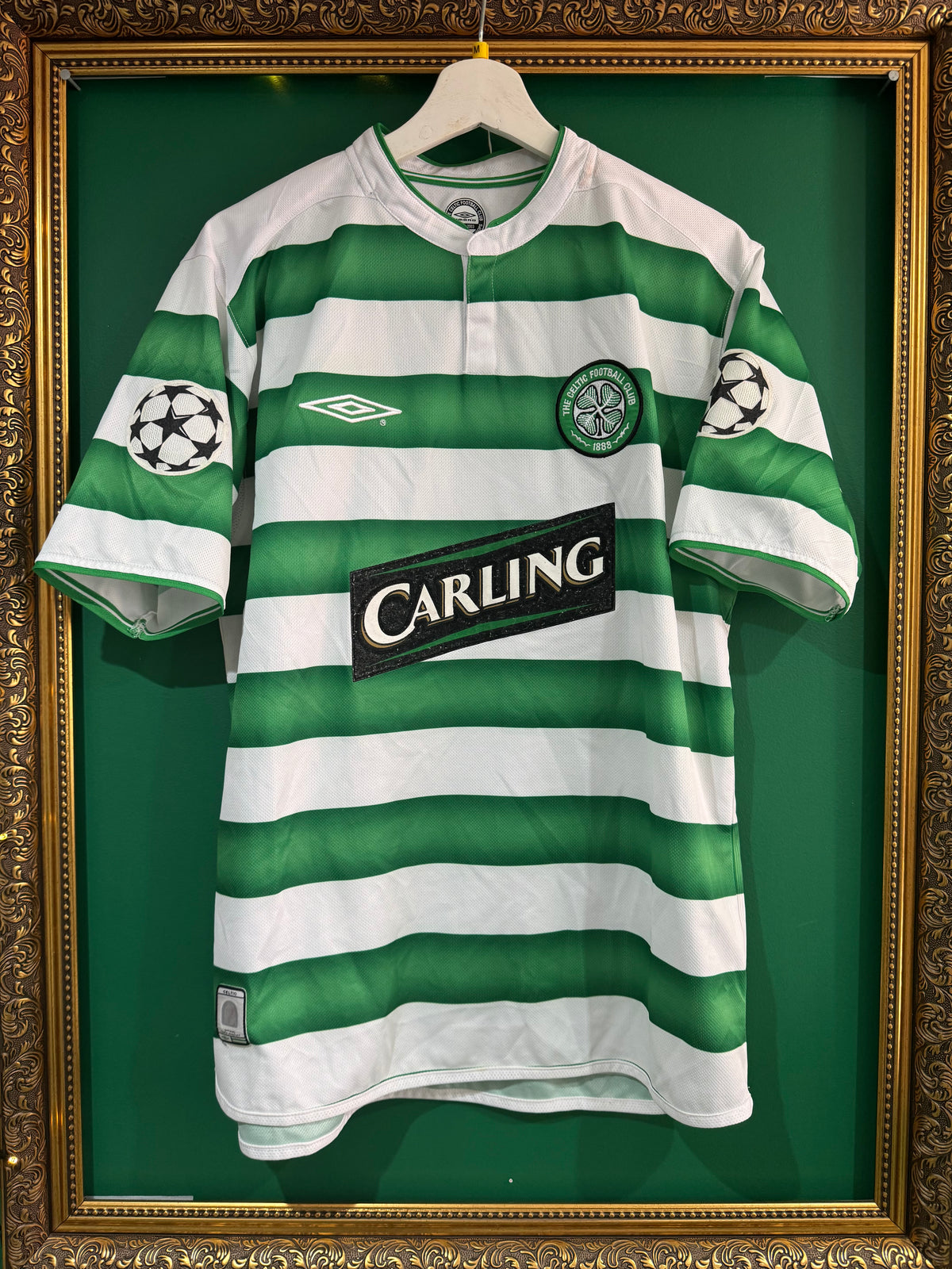 Celtic 2003/04 home shirt medium Balde 6