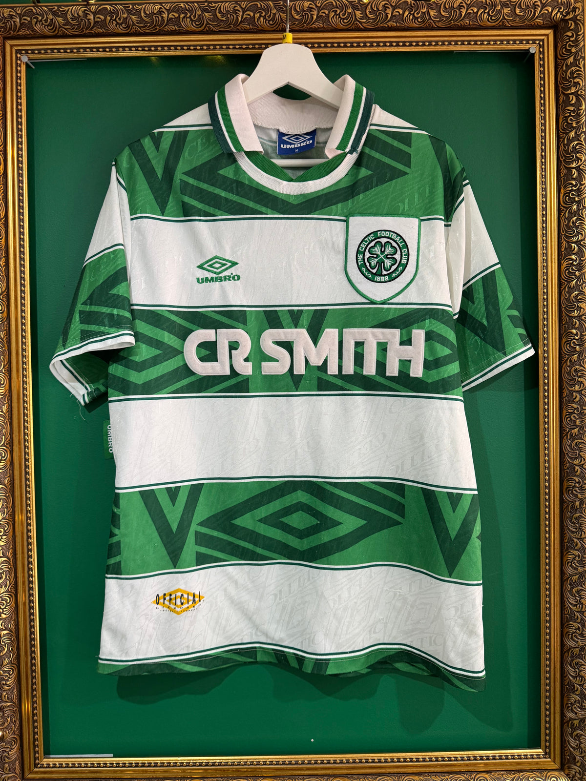 Celtic 1993/95 home shirt medium