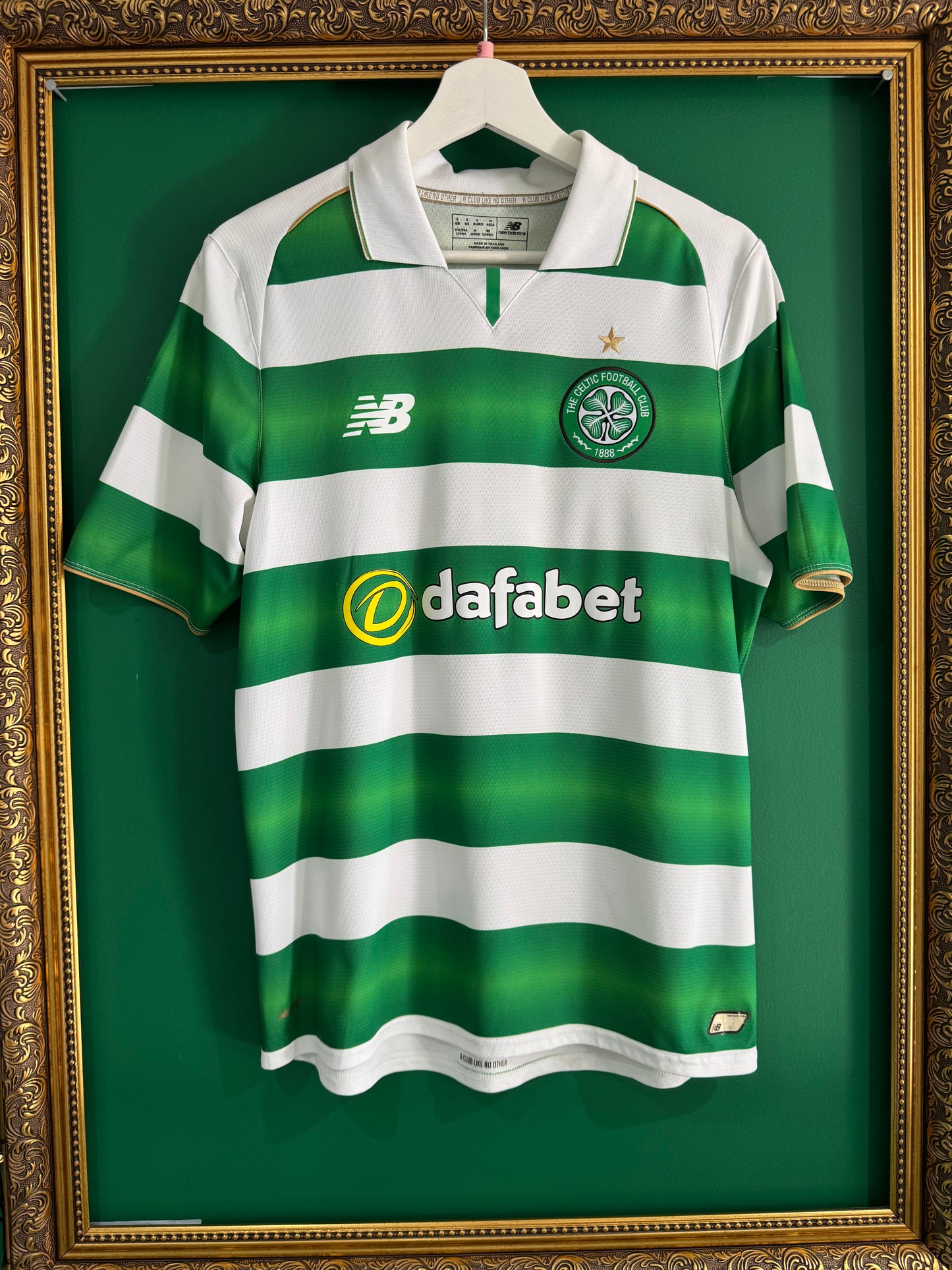 Celtic 2016/17 home shirt small Tierney 63