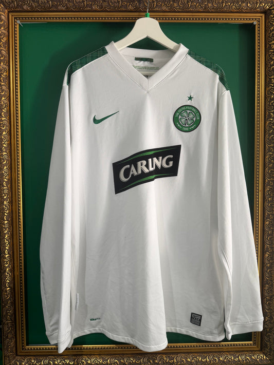 Celtic 2009/10 away European shirt ls xlarge