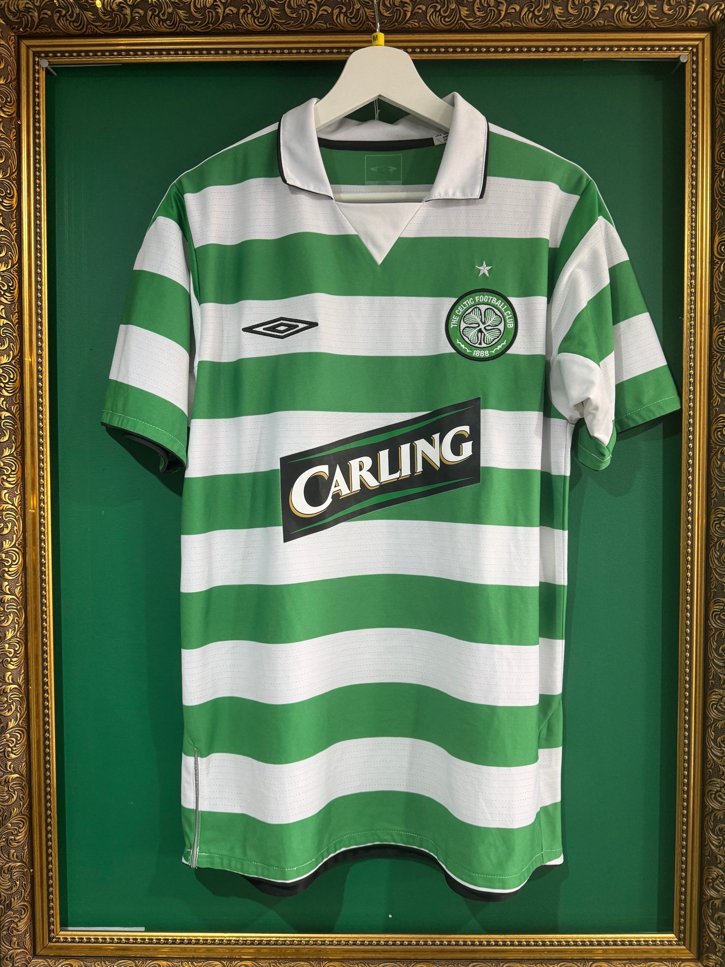 Celtic 2004/05 home shirt medium Sutton 9