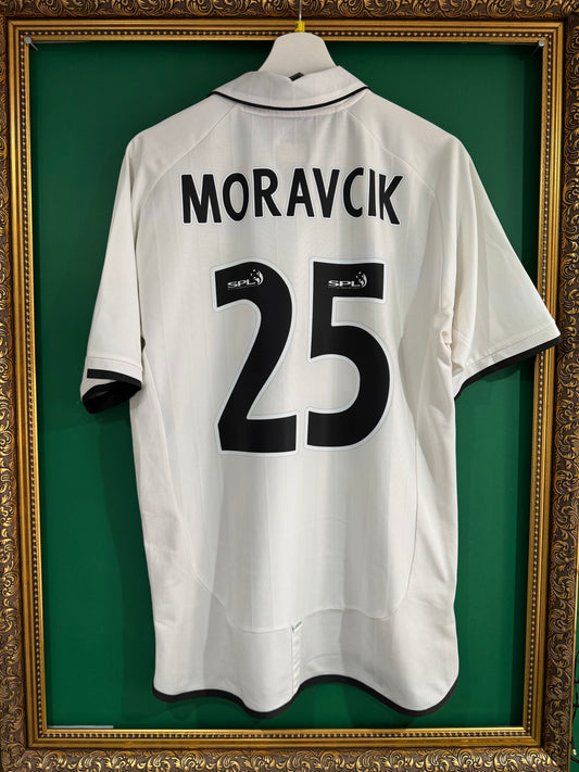 Celtic 2001/02 away shirt medium Moravcik 25