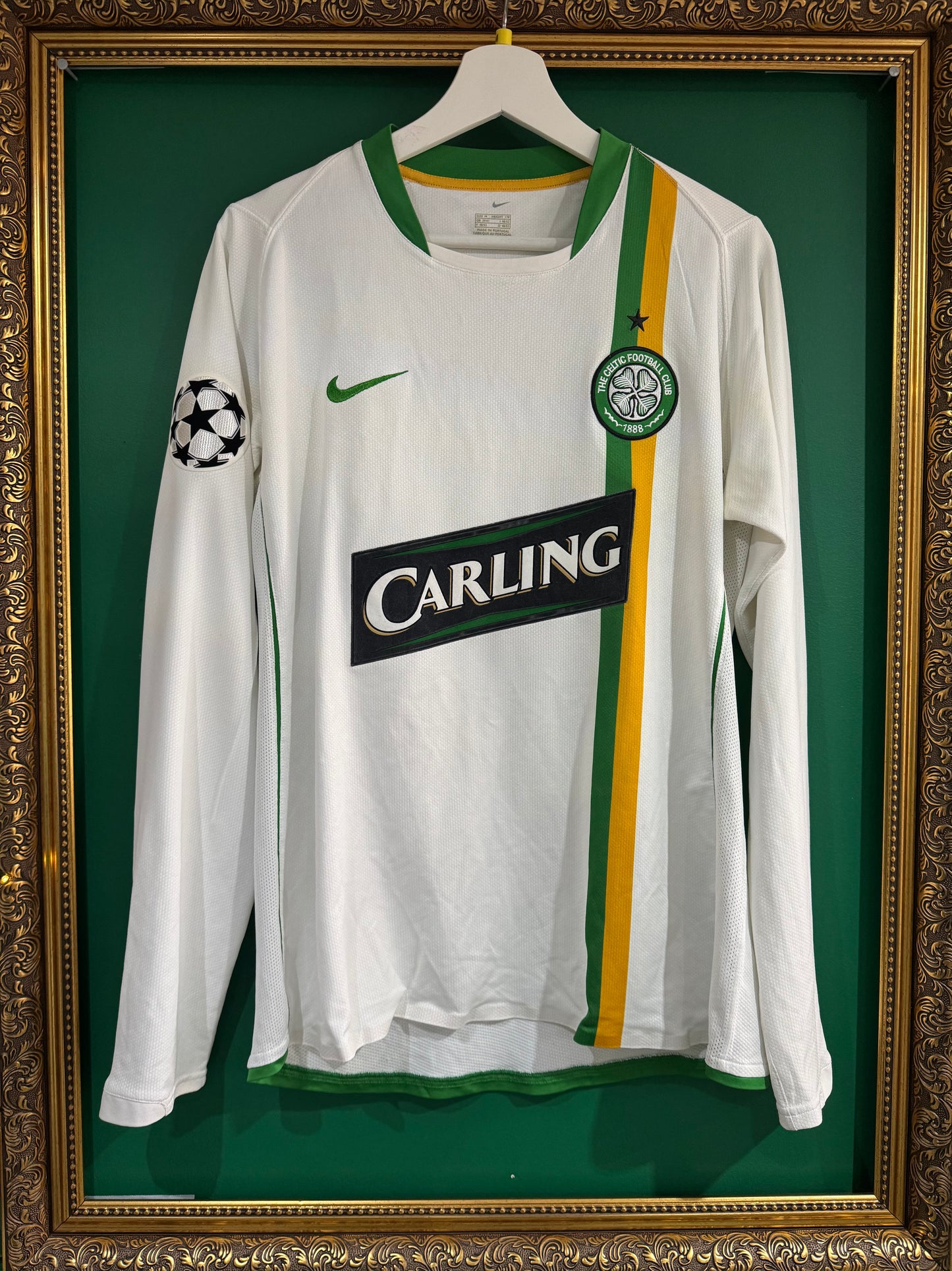 Celtic 2006/08 fourth shirt medium match prepared player spec ls Nakamura 25