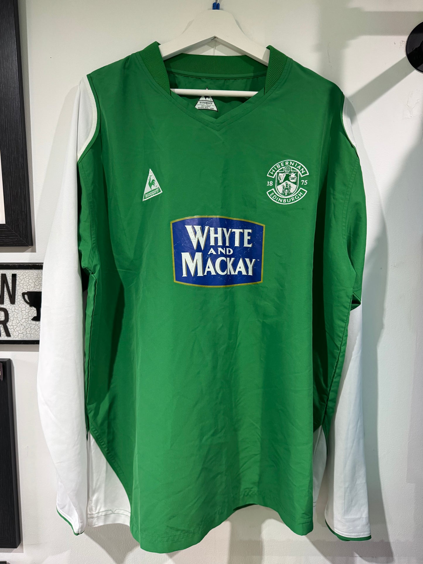 Hibernian 2004/05 home shirt ls xxlarge