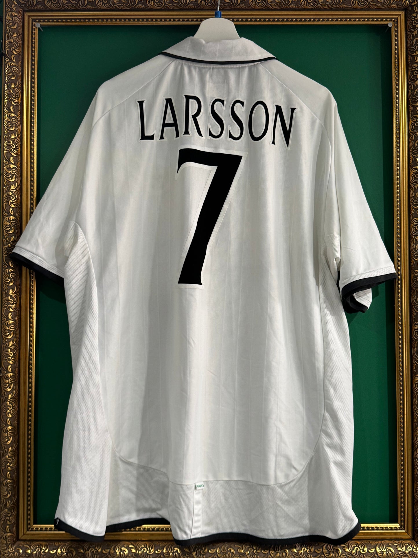 Celtic 2001/02 away shirt xxlarge Larsson 7