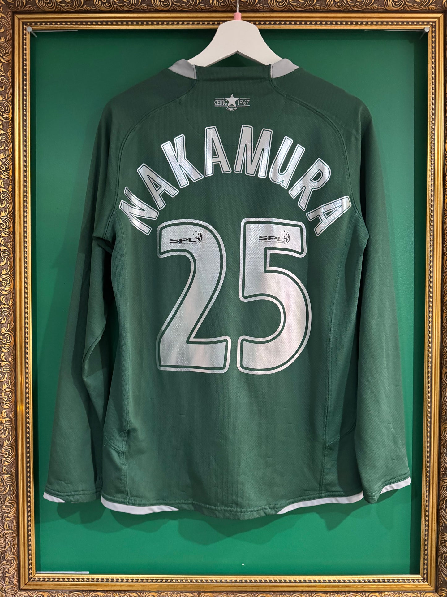 Celtic 2007/08 away shirt Nakamura 25 ls small
