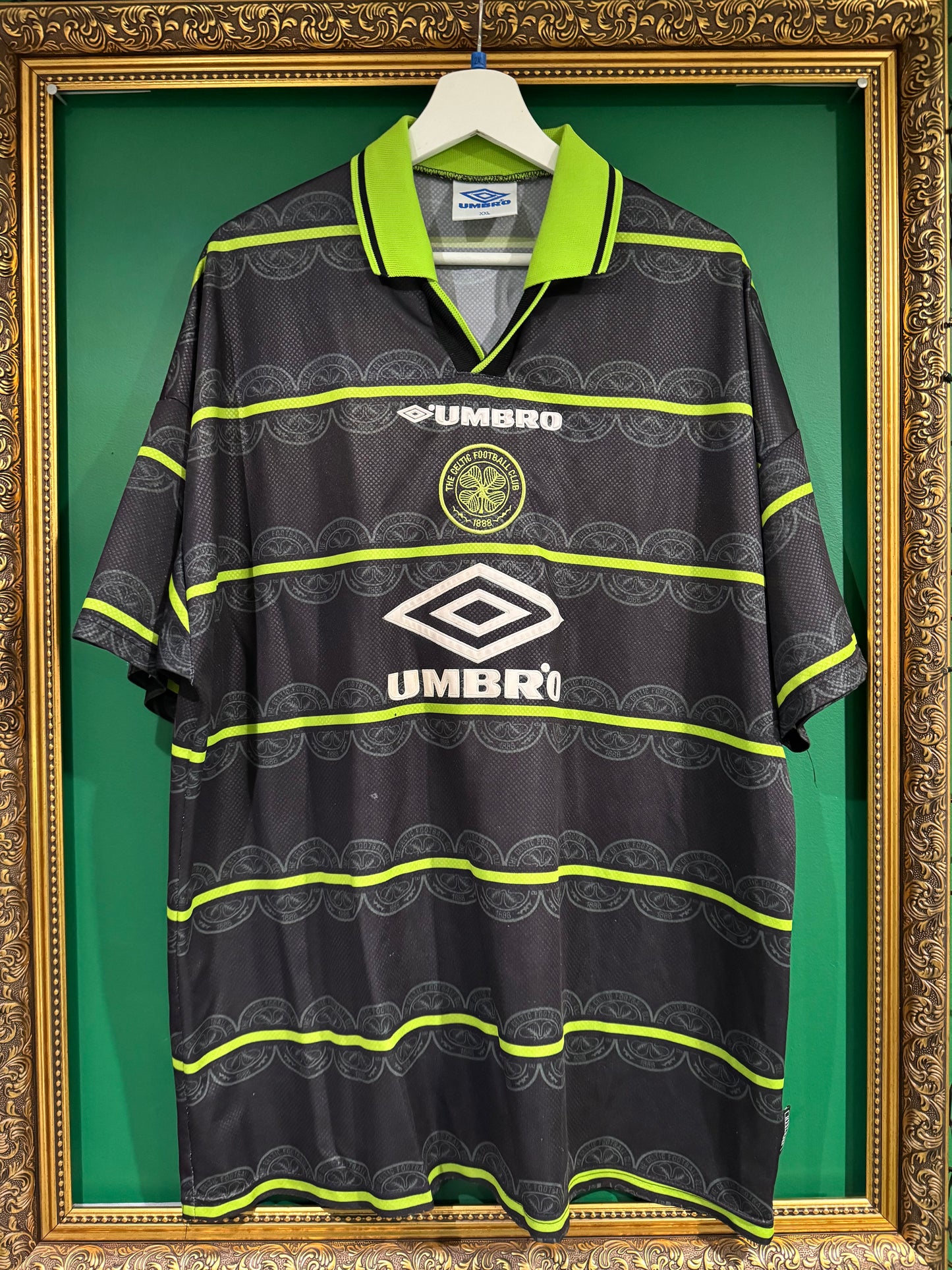 Celtic 1998/99 away shirt xxl Larsson 7